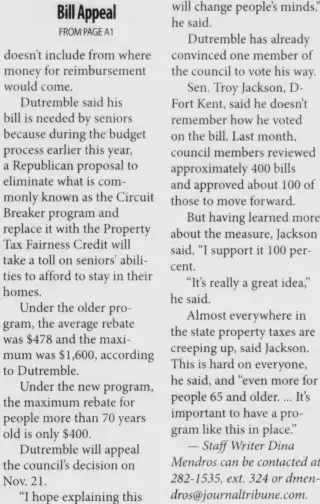 other Newspaper clipping from Nov 9, 2013 5842106