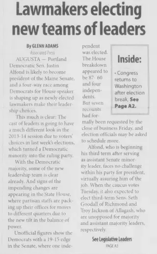 other Newspaper clipping from Nov 13, 2012 5842132