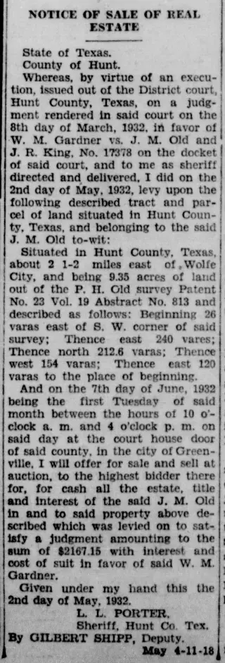 other Newspaper clipping from May 11, 1932 5842183
