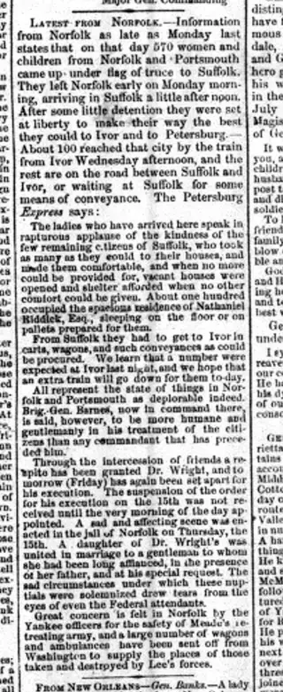 other Newspaper clipping from Oct 23, 1863 5842513