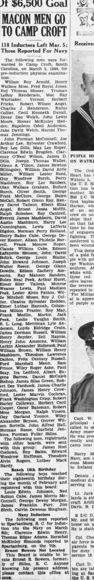 other Newspaper clipping from Mar 9, 1944 5843009