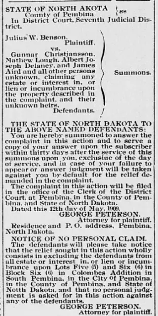 other Newspaper clipping from Jun 25, 1909 5843064