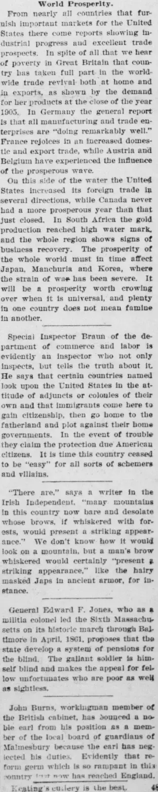 other Newspaper clipping from Mar 16, 1906 5843367