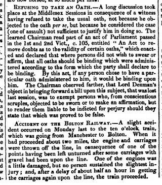 other Newspaper clipping from Nov 18, 1838 5843490