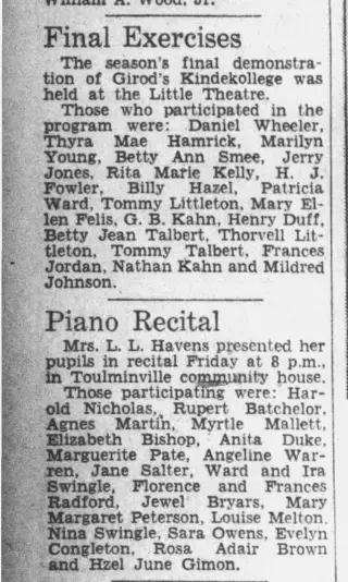 other Newspaper clipping from Jun 13, 1936 5843580