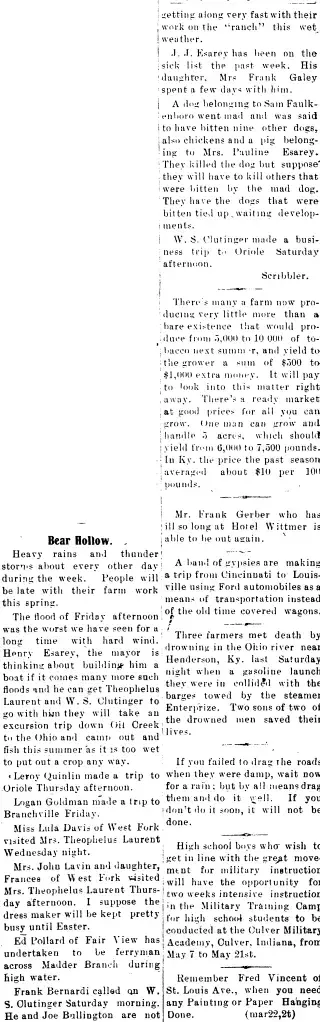 other Newspaper clipping from Mar 29, 1917 5843585