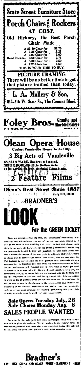 other Newspaper clipping from Jul 21, 1910 5843756