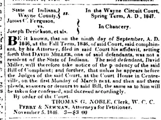 Business Newspaper clipping from Nov 11, 1846 5843840