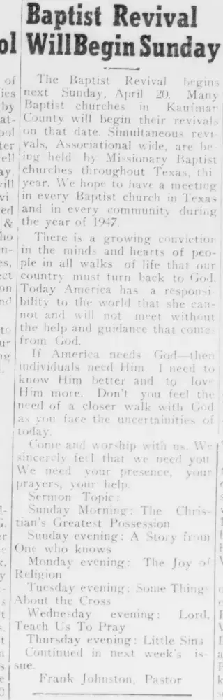 other Newspaper clipping from Apr 16, 1947 5844109