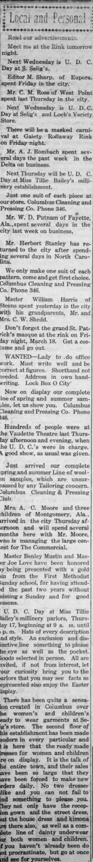 other Newspaper clipping from Mar 13, 1910 5844110