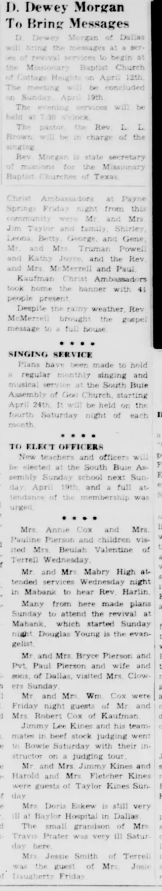 other Newspaper clipping from Apr 16, 1959 5844180