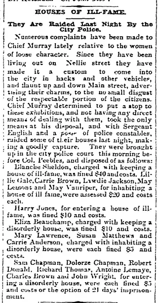 other Newspaper clipping from Feb 25, 1884 5844201