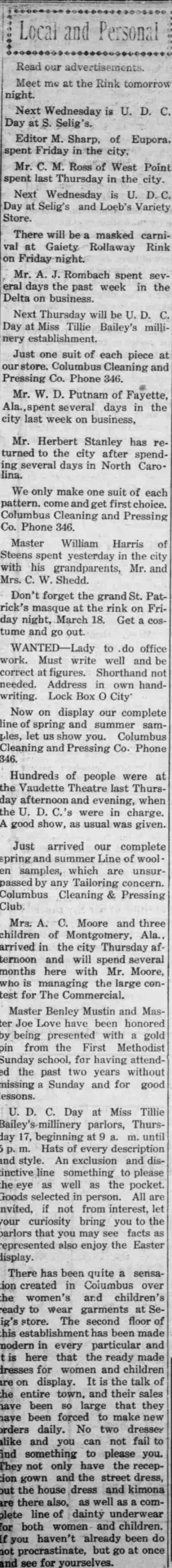 other Newspaper clipping from Mar 13, 1910 5844261
