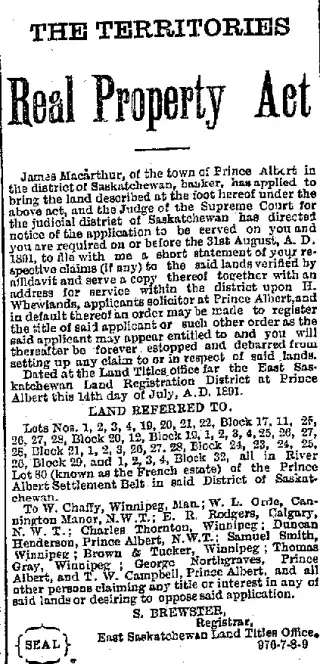 other Newspaper clipping from Aug 20, 1891 5844263