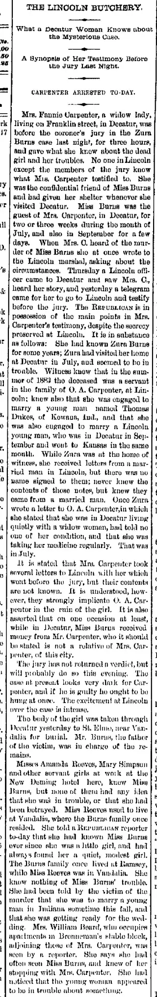 other Newspaper clipping from Oct 20, 1883 5844398