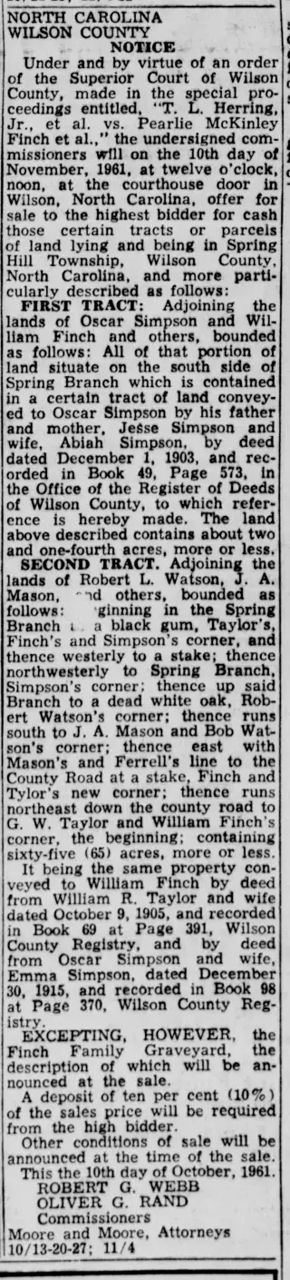 other Newspaper clipping from Nov 4, 1961 5844539