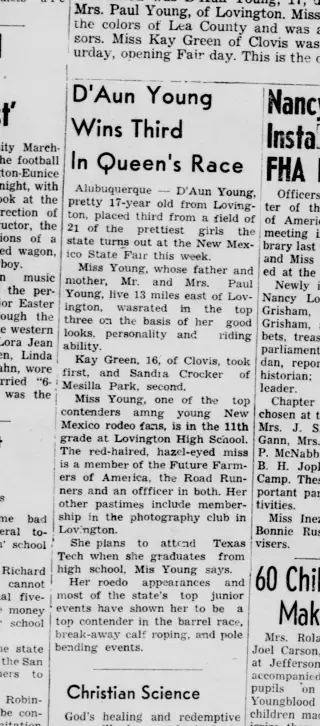 other Newspaper clipping from Oct 4, 1956 5845295