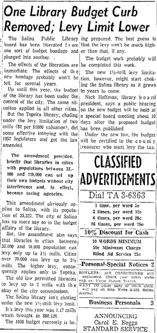 other Newspaper clipping from Jul 14, 1957 5845550