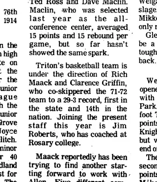 other Newspaper clipping from Dec 3, 1972 5845758