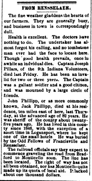other Newspaper clipping from Apr 20, 1878 5845906