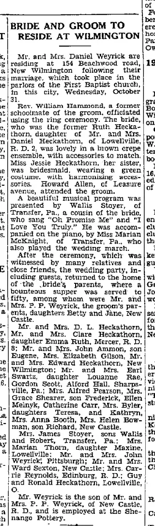 other Newspaper clipping from Nov 3, 1934 5845907