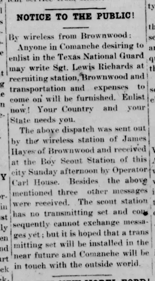 other Newspaper clipping from Sep 1, 1916 5845937