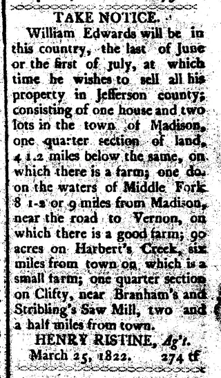 Business Newspaper clipping from May 9, 1822 5846126