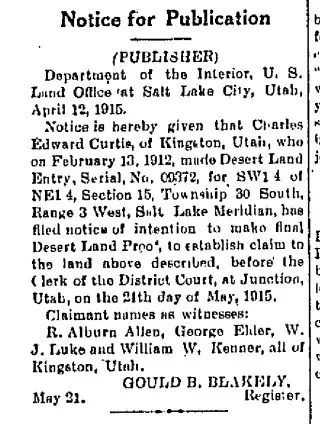 other Newspaper clipping from May 14, 1915 5846248