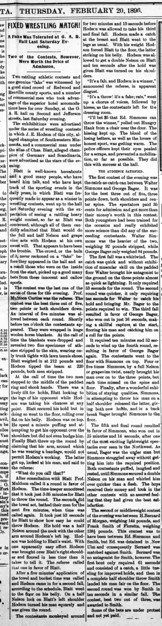 other Newspaper clipping from Feb 20, 1896 5846490