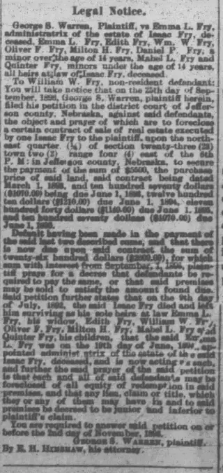 other Newspaper clipping from Oct 10, 1896 5846635