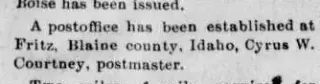 other Newspaper clipping from Jun 20, 1901 5846845