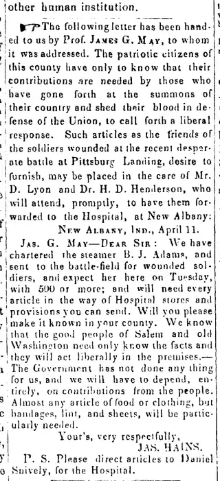 other Newspaper clipping from Apr 16, 1862 5847572