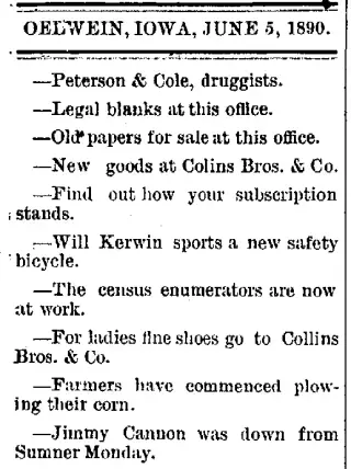 other Newspaper clipping from Jun 5, 1890 5847851