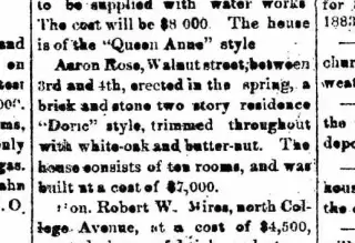 other Newspaper clipping from Jan 5, 1884 5848181