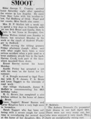 General news Newspaper clipping from Apr 27, 1933 5848840