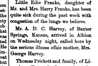 General news Newspaper clipping from Apr 2, 1885 5848962