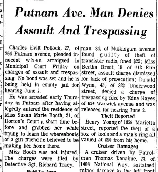 Crime Newspaper clipping from May 28, 1966 5848966