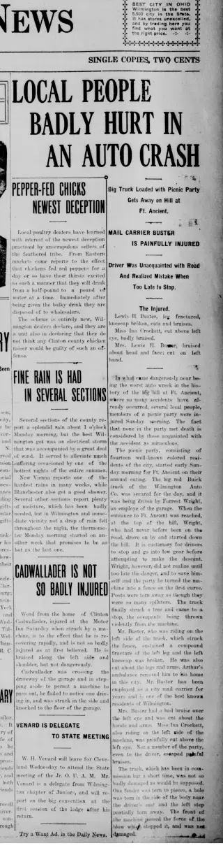 other Newspaper clipping from Aug 21, 1916 5848975