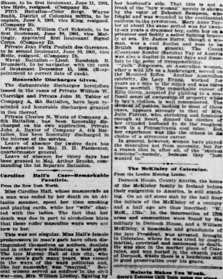 other Newspaper clipping from Oct 5, 1901 5849091