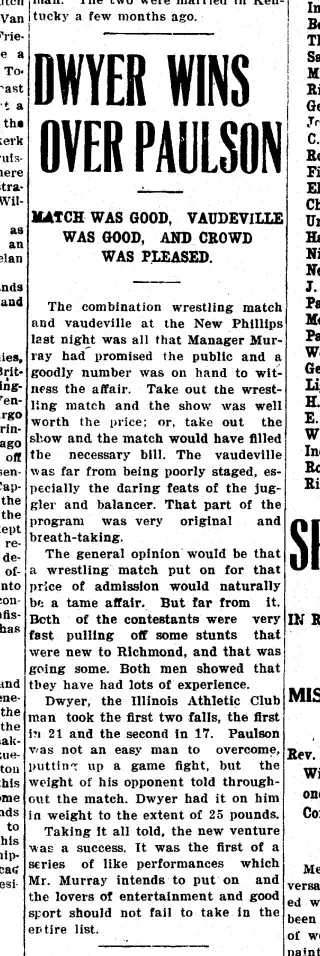 other Newspaper clipping from Dec 5, 1908 5849364