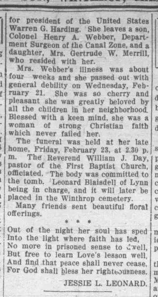 other Newspaper clipping from Mar 2, 1923 5849465