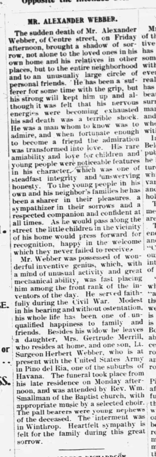 other Newspaper clipping from Apr 8, 1899 5849505