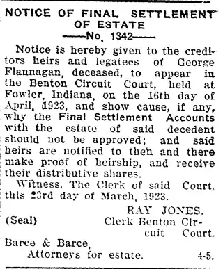 other Newspaper clipping from Apr 5, 1923 5849535