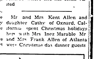 General news Newspaper clipping from Jan 1, 1958 5849877