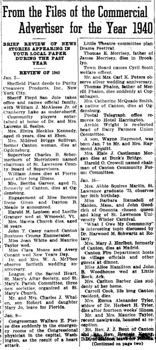 other Newspaper clipping from Jan 7, 1941 5850080