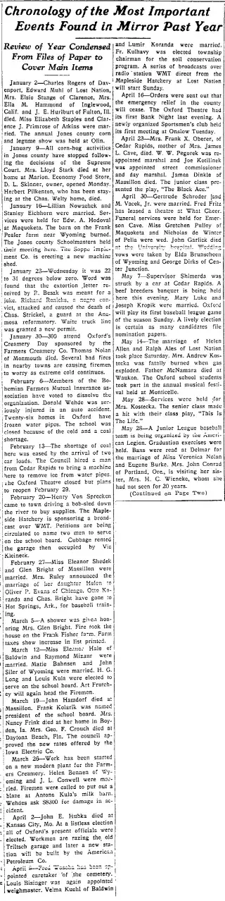 other Newspaper clipping from Dec 31, 1936 5850085
