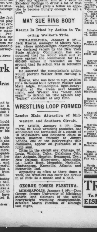 other Newspaper clipping from Jan 8, 1931 5850328