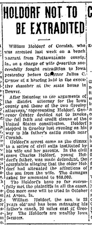 Crime Newspaper clipping from Apr 26, 1917 5851310
