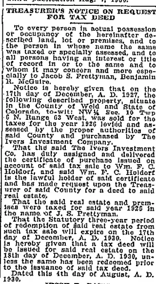 other Newspaper clipping from Aug 7, 1930 5851384