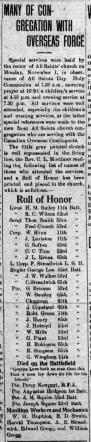 other Newspaper clipping from Nov 5, 1915 5851486
